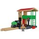 Playtive Lokschuppen \ Bahnhof \ Weichenhäuschen \ Verladestation (Weichenhäuschen) - B-Ware neuwertig