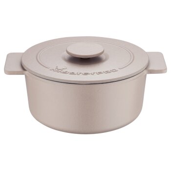 Masterpro Gusseisentopf Eternal, Ø 21cm (Beige) -...