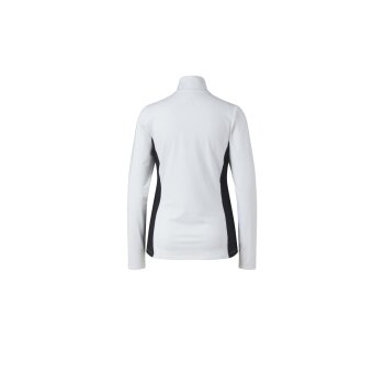 CRIVIT Damen Funktionsshirt, mit Reißverschluss (weiß/schwarz, S (36/38)) - B-Ware neuwertig