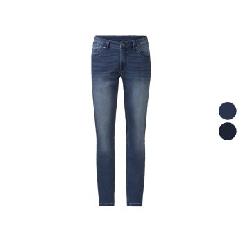 LIVERGY® Herren Sweat-Denim-Jeans, Slim Fit, mit...