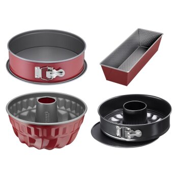 Kaiser Backformen Springform, Kasten-/Königskuchenform, Bundform, Springform mit Rohrboden - B-Ware
