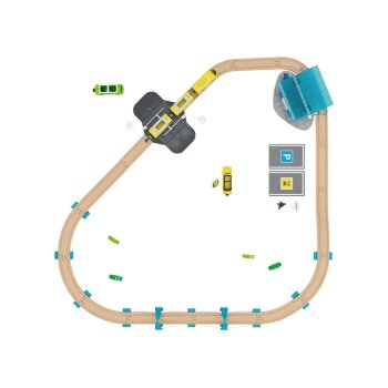 Playtive Eisenbahn-Set »Dschungel / Passagierzug«, Streckenlänge max. 2,8 m - B-Ware