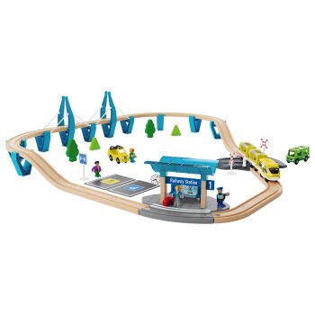 Playtive Eisenbahn-Set »Dschungel / Passagierzug«, Streckenlänge max. 2,8 m - B-Ware