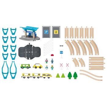 Playtive Eisenbahn-Set »Dschungel / Passagierzug«, Streckenlänge max. 2,8 m - B-Ware