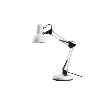 LIVARNO home LED-Klemm- oder Tischleuchte, mit Federgelenk-Arm (Tischleuchte weiß) - B-Ware sehr gut