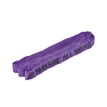 PARKSIDE® Rundschlinge, zum Heben von schweren Lasten (4m 1000kg, 2er Set) - B-Ware sehr gut
