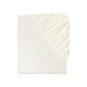 LIVARNO home Plüsch-Spannbettlaken, 140-160 x 200 cm (creme) - B-Ware neuwertig