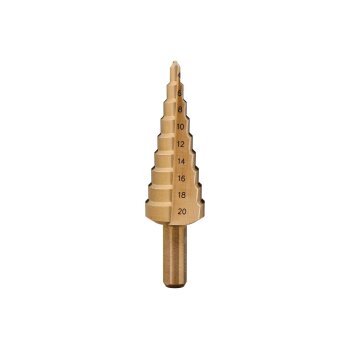 PARKSIDE PERFORMANCE® Stufenbohrer / HSS Bohrer aus Stahl (Stufenbohrer 4-20 mm 2tlg.) - B-Ware sehr gut