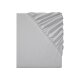 LIVARNO home Feinbiber-Spannbettlaken, 90-100 x 200 cm (grau) - B-Ware neuwertig