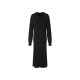 esmara® Damen Midi-Kleid mit Strukturstrick (schwarz, M(40/42)) - B-Ware neuwertig