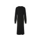 esmara® Damen Midi-Kleid mit Strukturstrick (schwarz, M(40/42)) - B-Ware neuwertig
