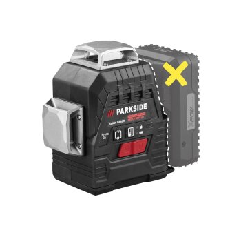 PARKSIDE PERFORMANCE® 20 V Akku-Kreuzlinienlaser...