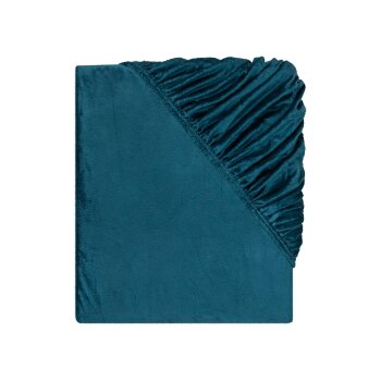 LIVARNO home Plüsch-Spannbettlaken, 140-160 x 200 cm - B-Ware