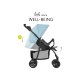 hauck Kinderwagen »Shopper Trioset«, Babywanne und Sportsitz (blau) - B-Ware sonstiges