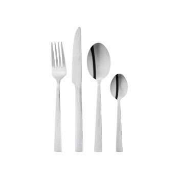 LIVARNO home Edelstahl-Besteck-Set, 24-teilig (matt) - B-Ware sehr gut