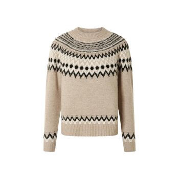 esmara® Damen Strickpullover mit Wollanteil (beige, S(36/38)) - B-Ware neuwertig