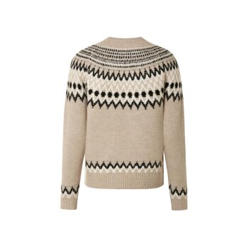 esmara® Damen Strickpullover mit Wollanteil (beige, S(36/38)) - B-Ware neuwertig
