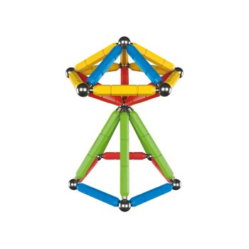 Playtive Magnetbausatz, zahlreiche Aufbauvarianten (Bunt) - B-Ware neuwertig