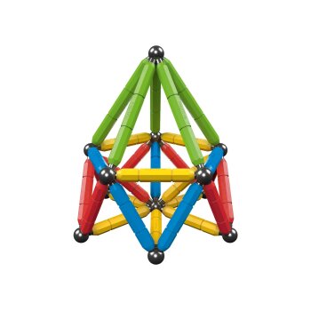 Playtive Magnetbausatz, zahlreiche Aufbauvarianten (Bunt) - B-Ware neuwertig