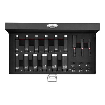 PARKSIDE PERFORMANCE® ¼ Zoll Schlagnuss-Set, für Elektro- und Handwerkzeuge - B-Ware neuwertig