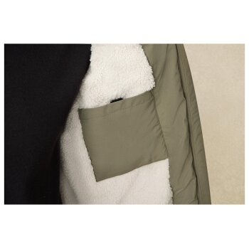LIVERGY® Herren Parka mit Teddyfleece gefüttert (khaki, L (52/54)) - B-Ware neuwertig