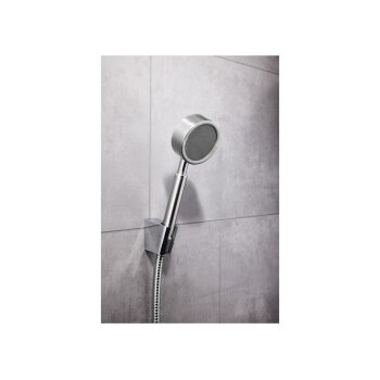 LIVARNO home Edelstahl-Handbrause, inkl. 2 Dichtungen (gebürstet) - B-Ware neuwertig