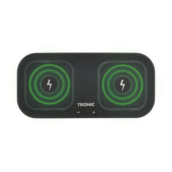 TRONIC® Qi® Dual Ladepad, Metallrahmen, mit 30 W...