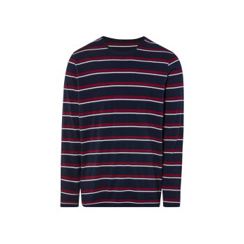 LIVERGY® Herren Pyjama, mit Bindeband (navy, M(48/50)) - B-Ware neuwertig