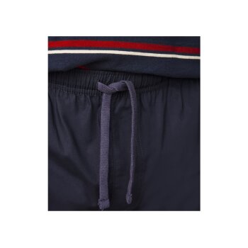 LIVERGY® Herren Pyjama, mit Bindeband (navy, M(48/50)) - B-Ware neuwertig