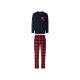 LIVERGY® Herren Fleece-Pyjama, mit recyceltem Material - B-Ware