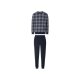 LIVERGY® Herren Fleece-Pyjama, mit recyceltem Material - B-Ware