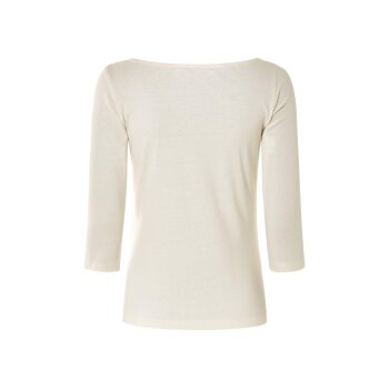esmara® Damen Langarmshirt mit 3/4-Ärmeln (blau/weiß, M(40/42)) - B-Ware neuwertig