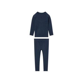 lupilu® Kleinkinder Seamless-Funktionsunterwäsche, 2-teilig, optimale Passform (marine, 98/104) - B-Ware neuwertig