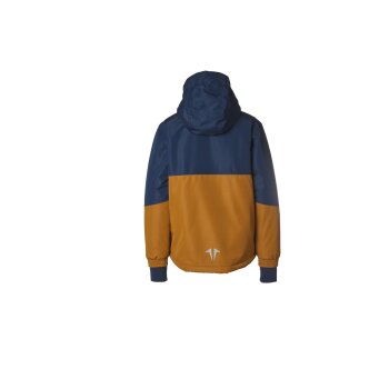 CRIVIT Kinder Skijacke, mit THERMOLITE® EcoMade-Technologie (navy/beige, 134/140) - B-Ware neuwertig