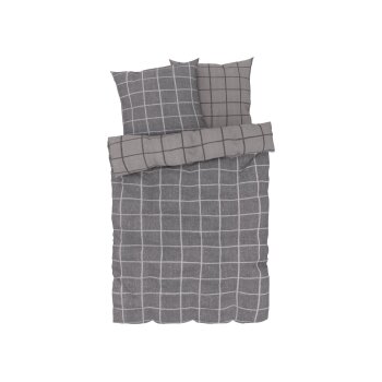 LIVARNO home Fleece-Bettwäsche, 160 x 200 cm,...