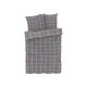 LIVARNO home Fleece-Bettwäsche, 160 x 200 cm, kariert - B-Ware neuwertig