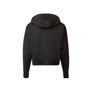 CRIVIT Damen Sweatjacke, mit Kapuze (schwarz, L (44/46)) - B-Ware neuwertig