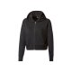 CRIVIT Damen Sweatjacke, mit Kapuze (schwarz, L (44/46)) - B-Ware neuwertig