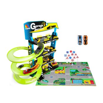 Molto Parkgarage, mit Zubehör, inkl. Spielmatte -...