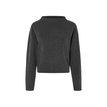 esmara® Damen Strickpullover, modisch kurzer Cropped-Style (Schwarz, M(40/42)) - B-Ware neuwertig