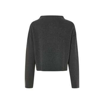 esmara® Damen Strickpullover, modisch kurzer Cropped-Style (Schwarz, M(40/42)) - B-Ware neuwertig