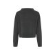 esmara® Damen Strickpullover, modisch kurzer Cropped-Style (Schwarz, M(40/42)) - B-Ware neuwertig