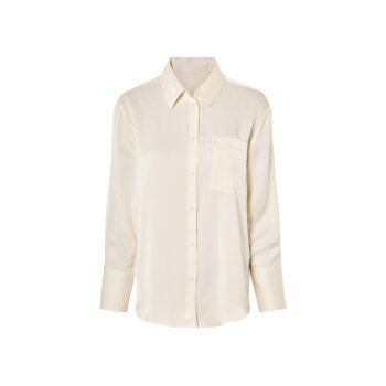esmara® Damen Satin-Bluse mit Kentkragen (creme, 40) - B-Ware neuwertig