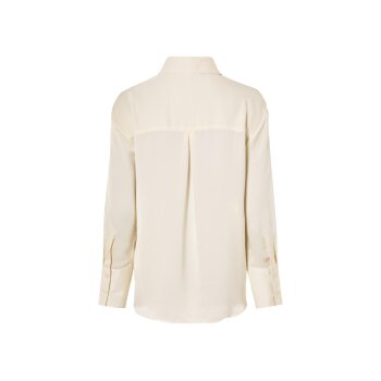 esmara® Damen Satin-Bluse mit Kentkragen (creme, 40) - B-Ware neuwertig