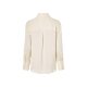 esmara® Damen Satin-Bluse mit Kentkragen (creme, 40) - B-Ware neuwertig