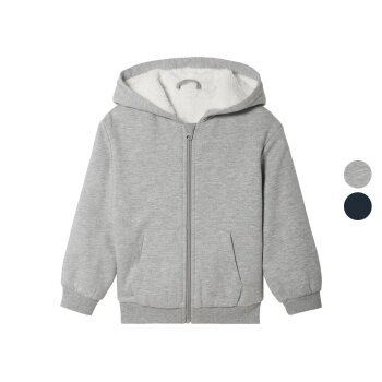 lupilu® Kinder Sweatjacke, mit Teddyfutter - B-Ware
