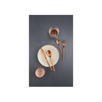 LIVARNO home Edelstahl-Besteck-Set, 16-teilig (rosegold) - B-Ware sehr gut