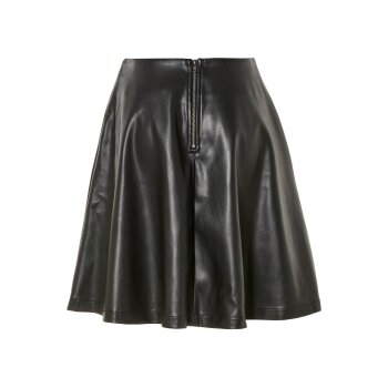 esmara® Rock / Velours-Rock, hergestellt mit recyceltem Material (Schwarz, 42) - B-Ware neuwertig