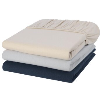 LIVARNO home Feinbiber-Spannbettlaken, 140-160 x 200 cm -...