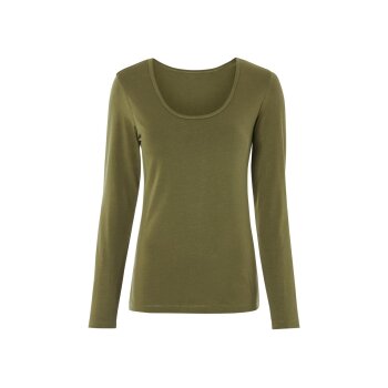 esmara® Damen Langarmshirt mit Rundhalsausschnitt -...